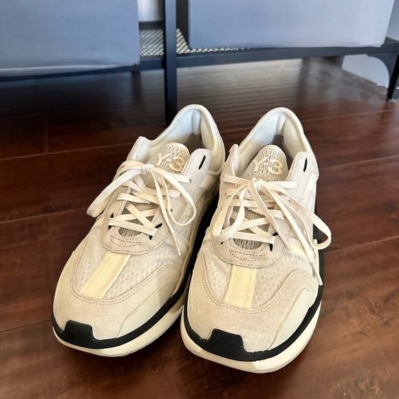 Y-3 Unisex Fashion Sneaker Size 9 Beige - Picture 5 of 5